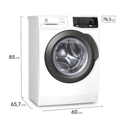 Imagem de Máquina de Lavar Frontal Electrolux 11kg Inverter Premium Care com Água Quente/Vapor (LFE11)