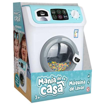 Imagem de Máquina De Lavar Infantil Brinquedo Lava Roupa Movimento Som