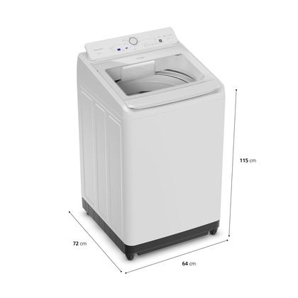 Imagem de Máquina de lavar Intuitive+ Panasonic 18kg Lavagem Eficiente Sistema Ciclone Ciclo Pet Aroma Plus Branca - NA-F180D1W