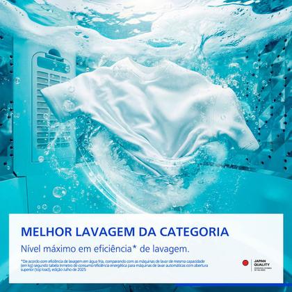 Imagem de Máquina de lavar Intuitive+ Panasonic 18kg Lavagem Eficiente Sistema Ciclone Ciclo Pet Aroma Plus Branca - NA-F180D1W