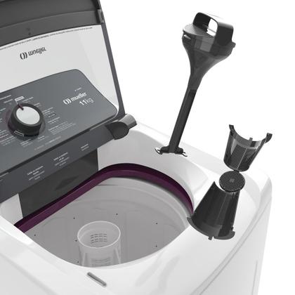Imagem de Máquina de Lavar Mueller 11 Kg MLA11 com 11 Programas de Lavagem Branca 110V