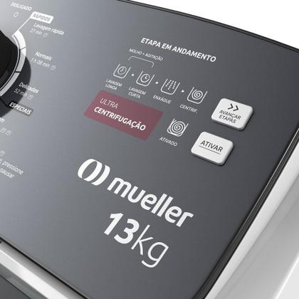 Imagem de Máquina de Lavar Mueller 13kg, com Ultracentrifugação e Ciclo Rápido MLA13