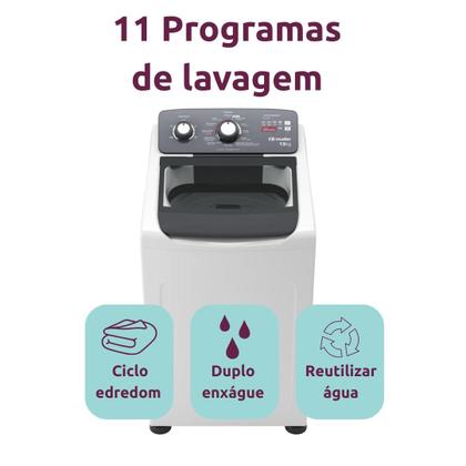 Imagem de Máquina de Lavar Mueller 13kg com Ultracentrifugação e Ciclo Rápido MLA13