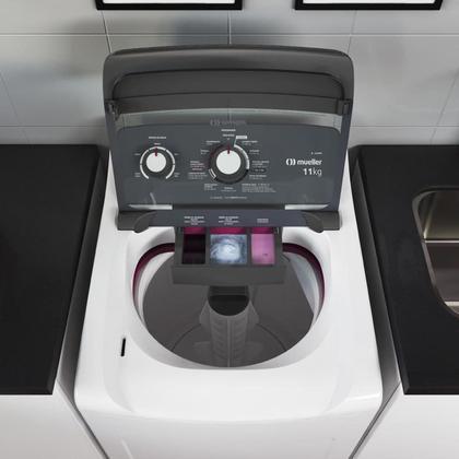 Imagem de Máquina de Lavar Roupa Com 11kg Automática Mueller Lavadora MLA11 Cor Branca