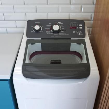 Imagem de Máquina de Lavar Roupa Com 13kg Automática Mueller Lavadora MLA13 Cor Branca