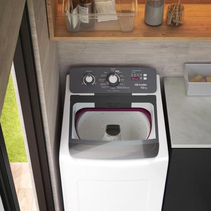 Imagem de Máquina de Lavar Roupa Com 15kg Automática Mueller Lavadora MLA15 Cor Branca