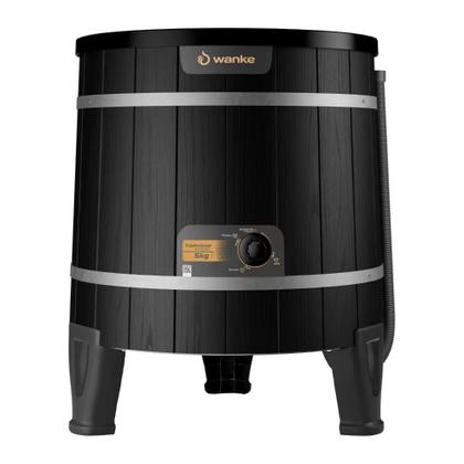 Imagem de Máquina de Lavar Roupa Lavadora 127 V 60 Hz 5 Kg Tanquinho Lavanderia Compacta Escuro Wanke Preto