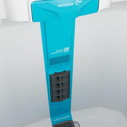 Imagem de Máquina de Lavar Roupa Praxis Semiautomática Inverter 22 kg 300W 127V Branco - 10188078000