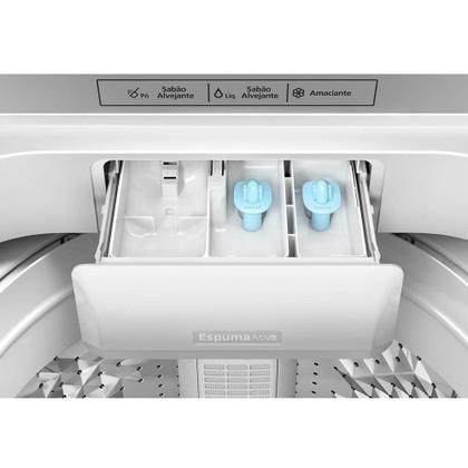 Imagem de Máquina de Lavar Roupas 12Kg, Panasonic, NA-F120B1WB, Cesto Inox, Branca