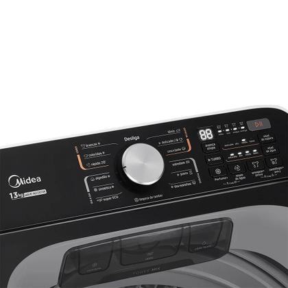 Imagem de Máquina de Lavar Roupas 15kg Branca Midea Wave Agitador