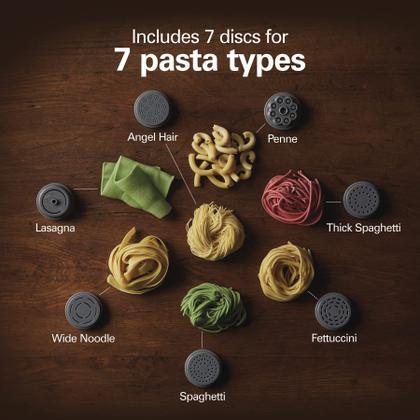 Imagem de Máquina de Macarrão Elétrica Hamilton Beach 86650 - 2 a 3 Porções