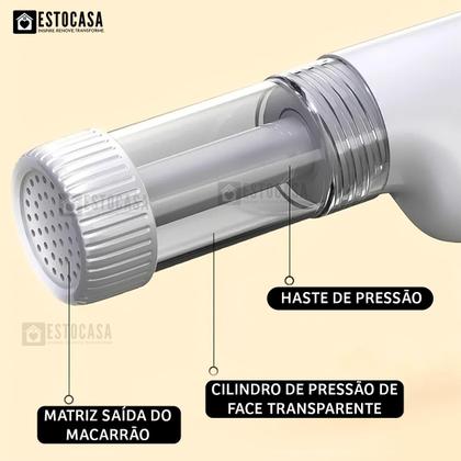 Imagem de Maquina De Macarrão Elétrica Massa Caseira Portátil 6 Moldes