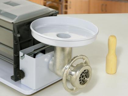 Imagem de Máquina de Massa Caseira Laminador Macarrão Espaguete Moedor Carne Sovadeira Multifuncional Bivolt