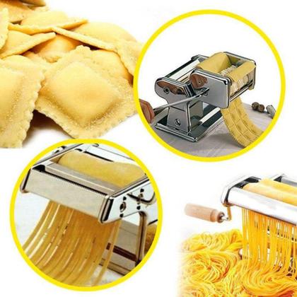 Imagem de Máquina de massas em inox com 2 moldes (ravioli/macarrão) - DASSHAUS
