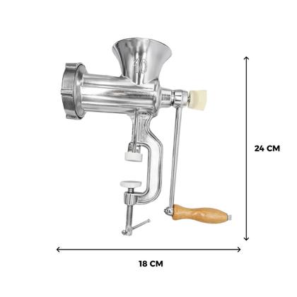 Imagem de Máquina De Moer Carne Manual Bestfer N10 Manual Com Acessórios E Fixador de Mesa