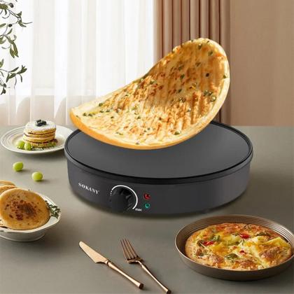 Imagem de Maquina De Panqueca Crepe Tapioca Antiaderente Elétrica 110v
