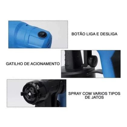 Imagem de Máquina De Pintura Pulverizadora 110V - Elétrica 800Ml