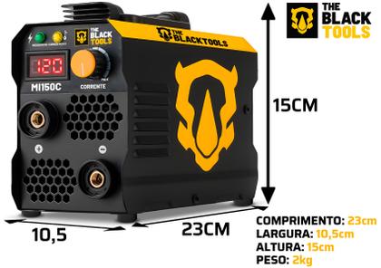 Imagem de Máquina De Solda Inversora Completa Com Visor Digital The Black Tools