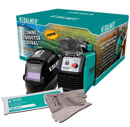 Imagem de Máquina de Solda Inversora e TIG 200A JOY 223 DV Bivolt Kit c/ Máscara, Eletrodo e Luvas BALMER