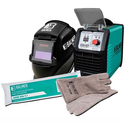 Imagem de Máquina de Solda Inversora e TIG 200A JOY 223 DV Bivolt Kit c/ Máscara, Eletrodo e Luvas BALMER