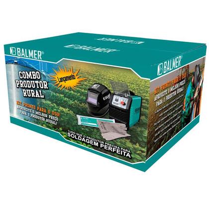 Imagem de Máquina de Solda Inversora e TIG 200A JOY 223 DV Bivolt Kit c/ Máscara, Eletrodo e Luvas BALMER