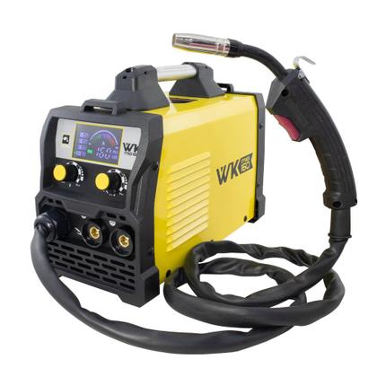 Máquina de Solda Inversora MIG 160a Sem Gás 3 em 1 Tig Lift Mma WK 220V Pró Euro Imagem de Máquina de Solda Inversora MIG 160a Sem Gás 3 em 1 Tig Lift Mma WK 220V Pró Euro