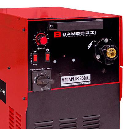 Imagem de Máquina de Solda MIG 175A à 100% Trifásica MEGA PLUS 350 DF II BAMBOZZI