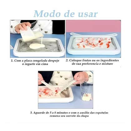 Imagem de Máquina de Sorvete Instantânea - Faça Sobremesas Geladas em Minutos