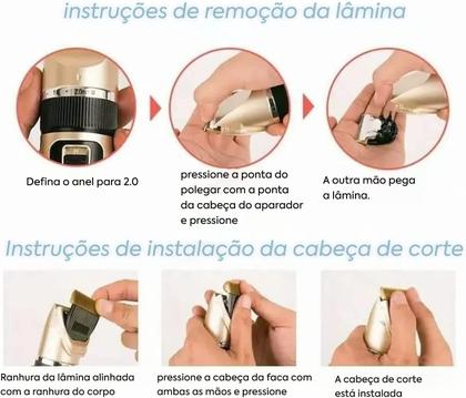 Imagem de Maquina De Tosar Para Pet Recarregável Cães Gatos Pet Nova Vida ND-9901