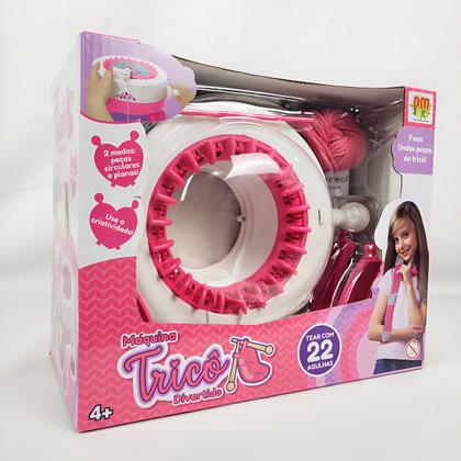 Imagem de Máquina De Tricô Infantil Criativa Dm Toys Com Acessórios
