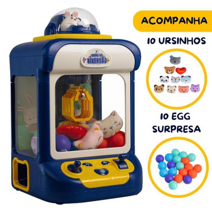 Imagem de Maquina de Ursinho Maquina de pegar Bichinho Brinquedo Garra da Diversão Infantil