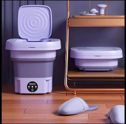 Imagem de Maquina Dobravel de Lavar e Centrifugar Roupas Peças Intimas e Bebe