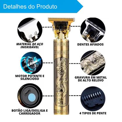 Imagem de Maquina Dragão - Cabelo Barba - Barbeador Profissional