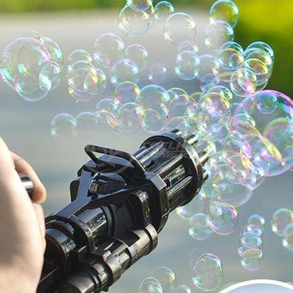 Imagem de Máquina Elétrica Brinquedo TikTok Lança Bolhas Sabão Mágica Criança Infantil