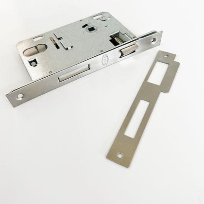 Imagem de Máquina Fechadura 55mm Abnt Em Aço Inox Escovado