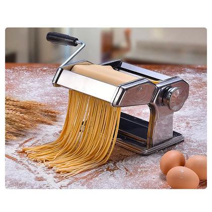 Imagem de Máquina Fer Macarrão Massas Manual Caseiro Italiana Fresca