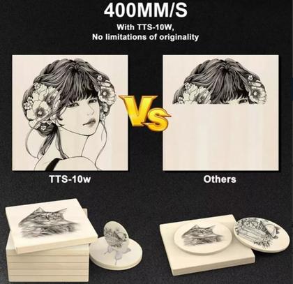 Imagem de Maquina Gravadora Impressora Laser Corte Cnc Two Trees Wi-Fi 80w 30x30cm TTS 10 Pro