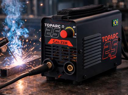 Imagem de Maquina Inversora De Solda Mma 120a Toparc2.5 Galzer 220v