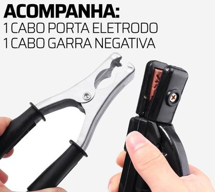 Imagem de Máquina Inversora De Solda Portatil 120a 220V Com Mascara De Solda