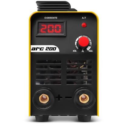 Imagem de Máquina Inversora De Solda Portatil Mma Eletrodo Tig Top Arc200 Com Kit Mascara e Esquadros