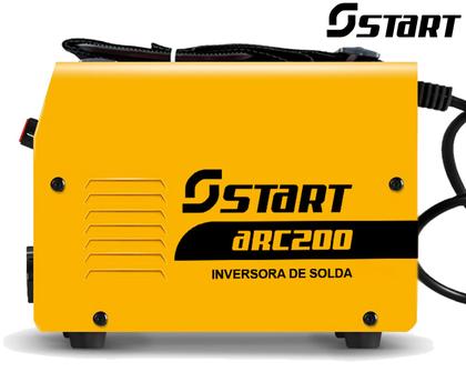 Imagem de Máquina Inversora De Solda Portatil Mma Eletrodo Tig Top Arc200 Com Kit Mascara e Esquadros