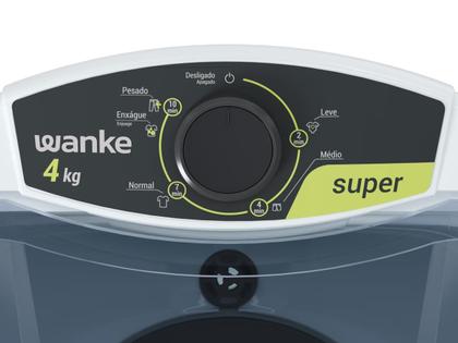 Imagem de Máquina Lavadora de Roupas Wanke Super Semiautomática 4Kg Branca