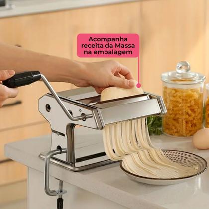 Imagem de Maquina macarrão 3 massas com cilindro inox
