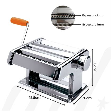 Imagem de Maquina macarrão 3 massas com cilindro inox