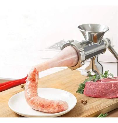 Imagem de Maquina Moedor De Carne Linguiça Triturador Manual Embutido