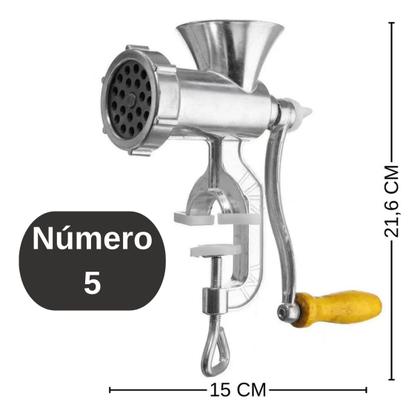 Imagem de Maquina Moedor De Carne Linguiça Triturador Manual Embutido