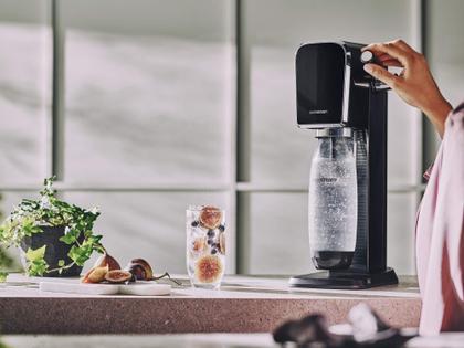 Imagem de Máquina para Gaseificar Água ART Sodastream Preta