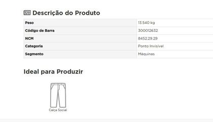 Imagem de Máquina Portátil p/ fazer bainha invisível, 1200ppm - ZJ-500
