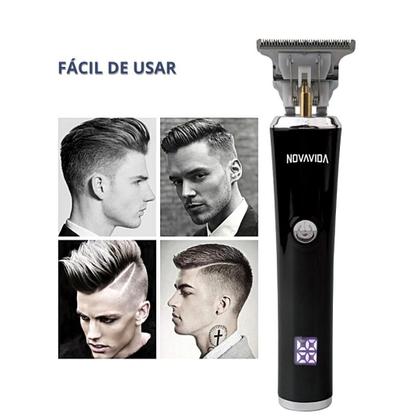 Imagem de Maquina Profissional de Barbear e Cortar Cabelo, Lâmina de Precisão-T Confortcut com Display LCD