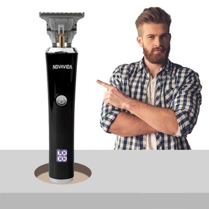 Imagem de Maquina Profissional de Barbear e Cortar Cabelo, Lâmina de Precisão-T Confortcut com Display LCD
